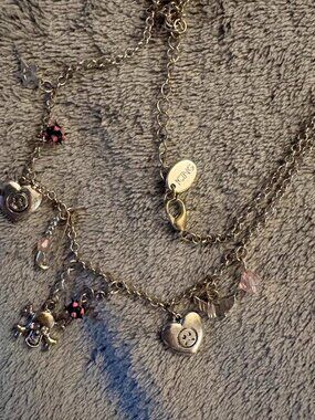 2000s emo charm necklace